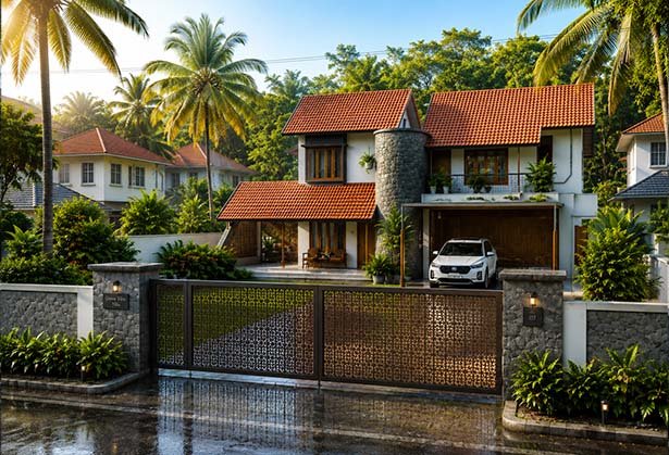 Babu Residence at Muttil